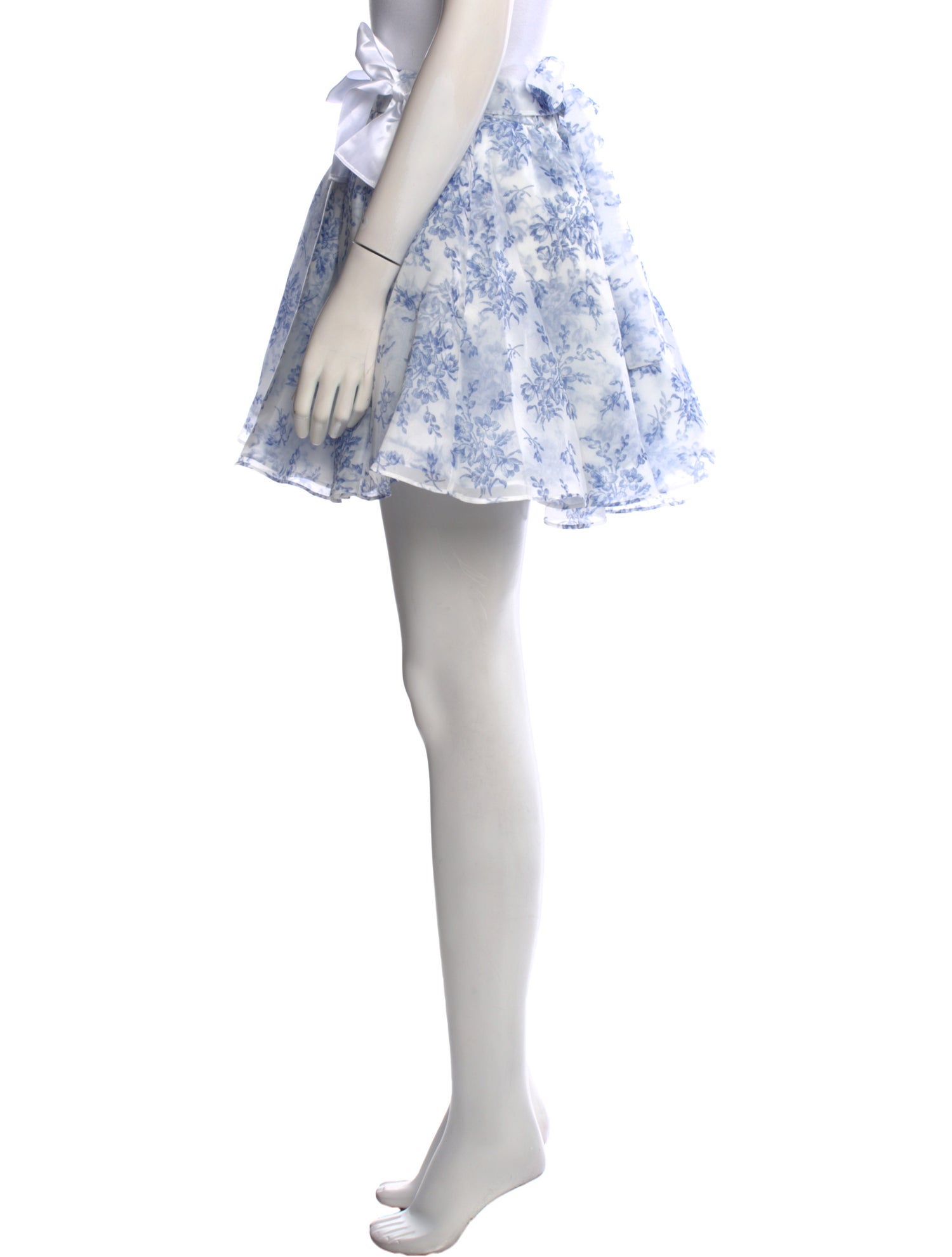 Selkie Floral Print Mini Skirt