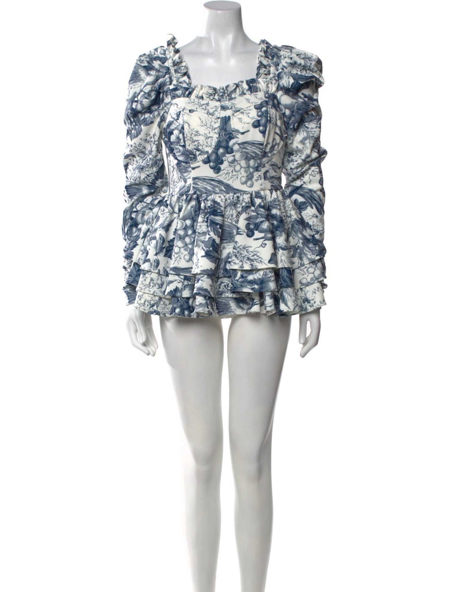 Selkie Printed Square Neckline Tunic