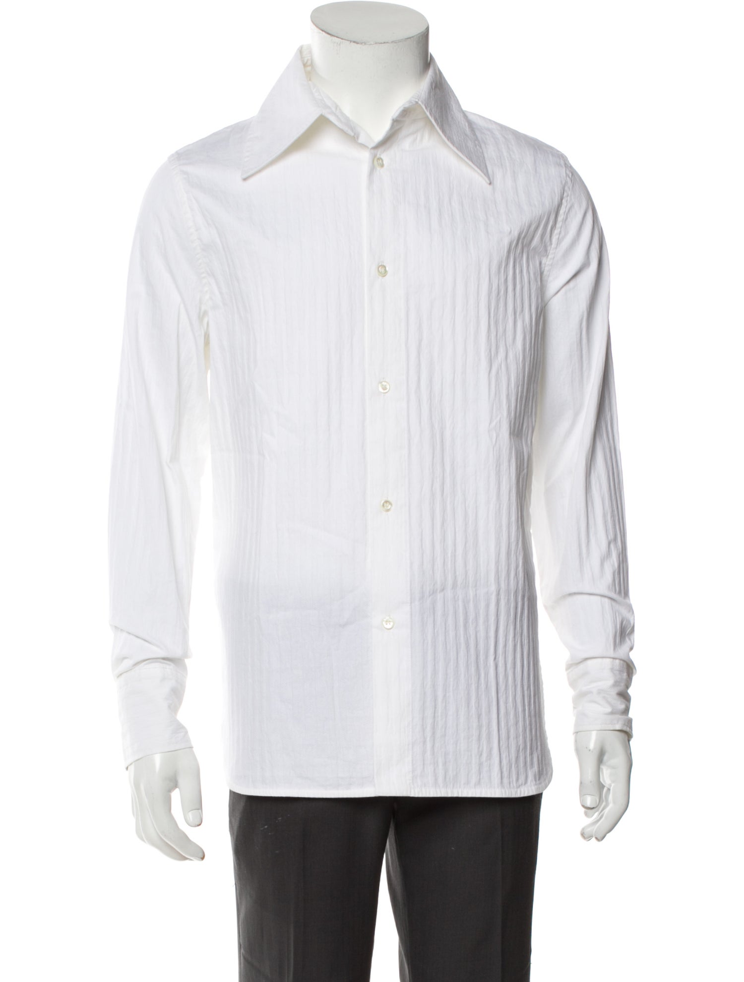 Séfr Striped Long Sleeve Dress Shirt