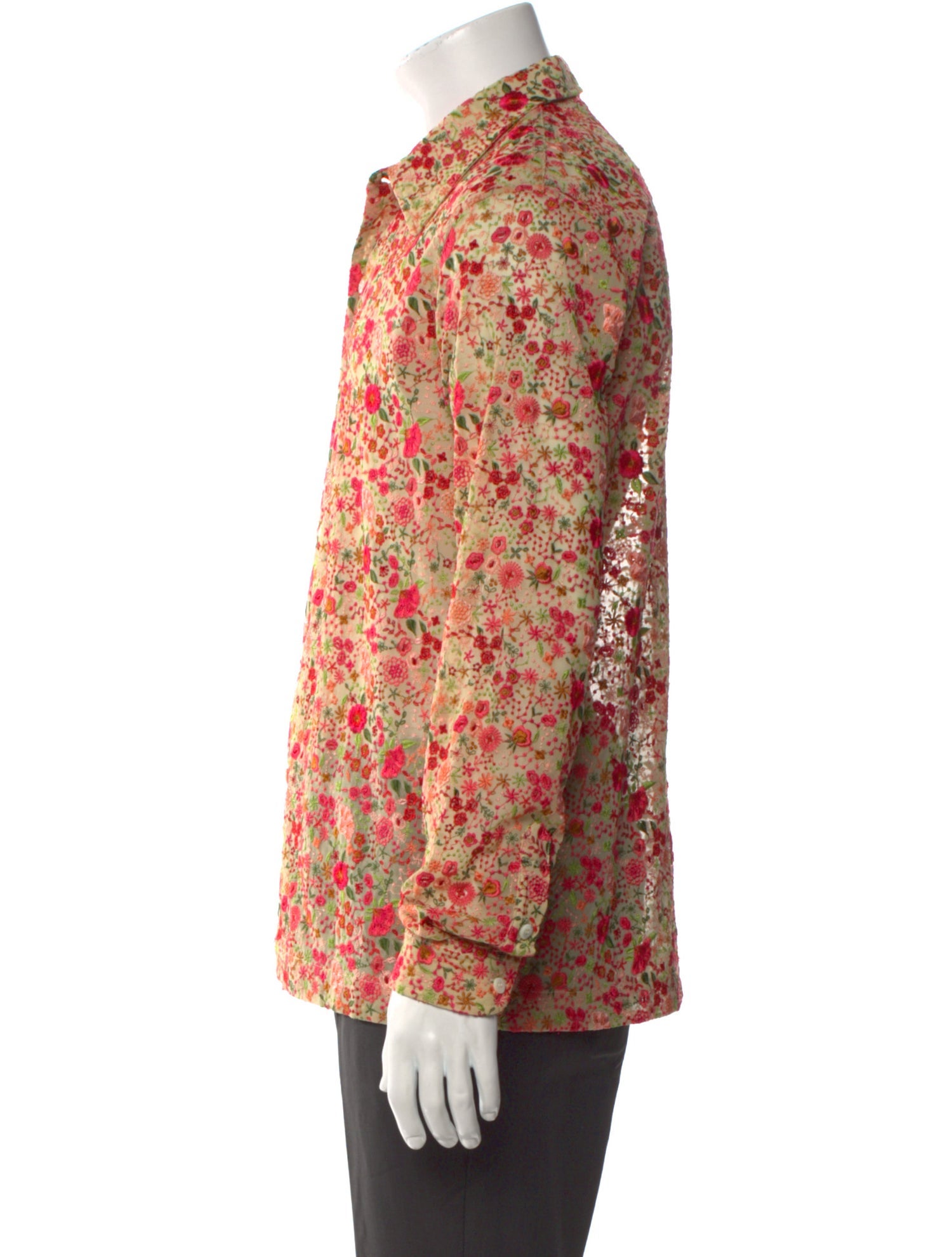 Séfr Floral Print Long Sleeve Shirt