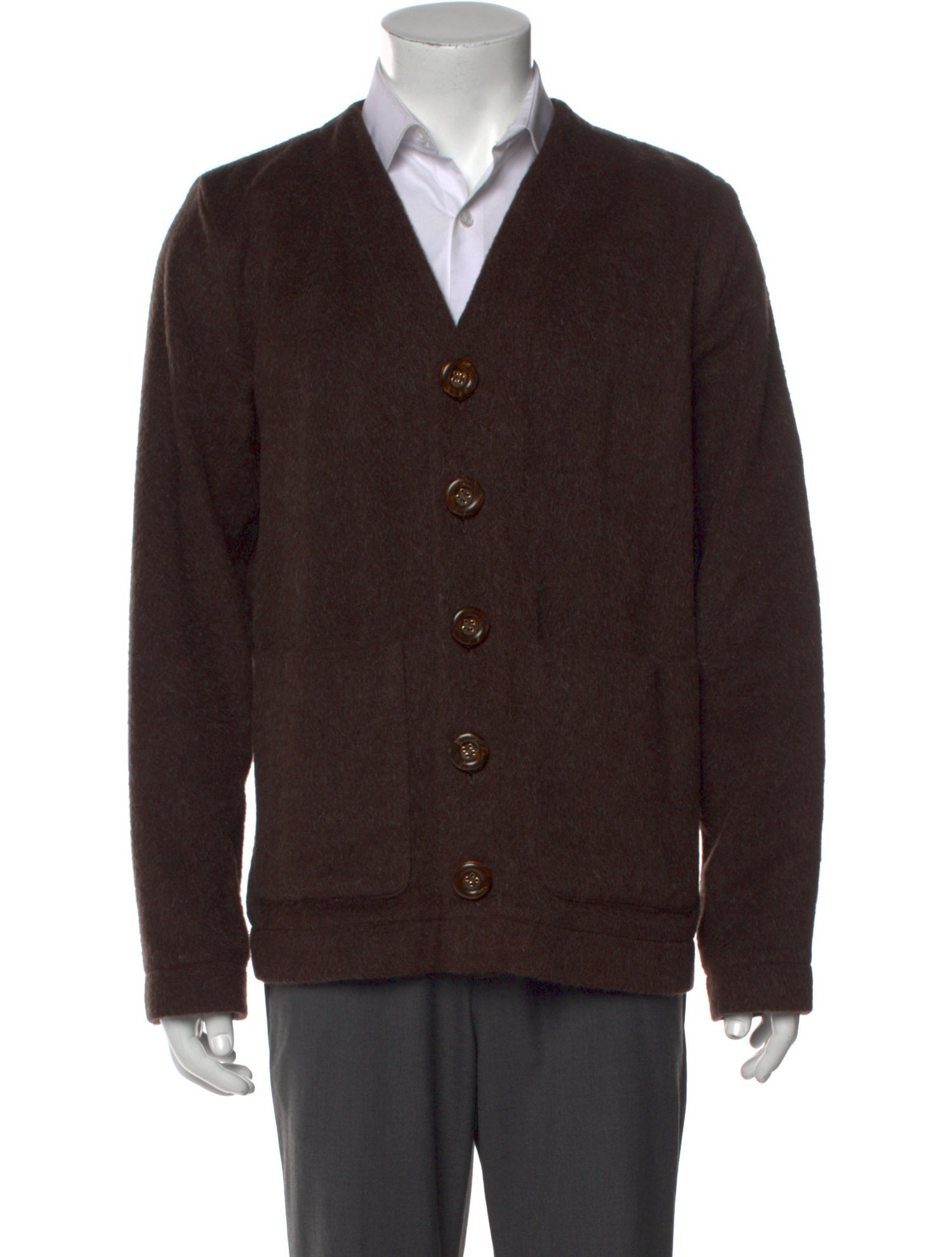 Séfr Wool V-Neck Cardigan