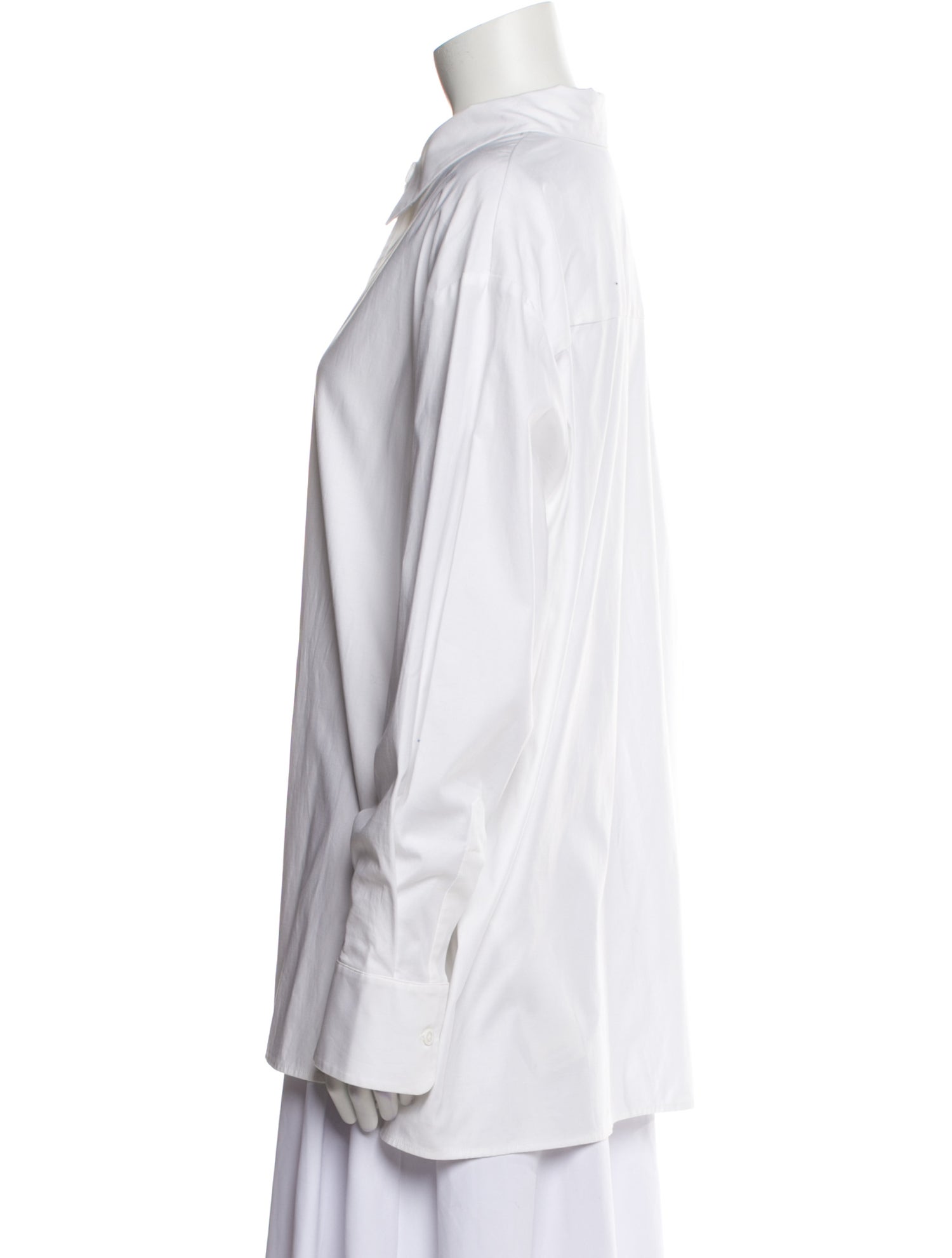 Reformation x Laura Harrier Long Sleeve Button-Up Top