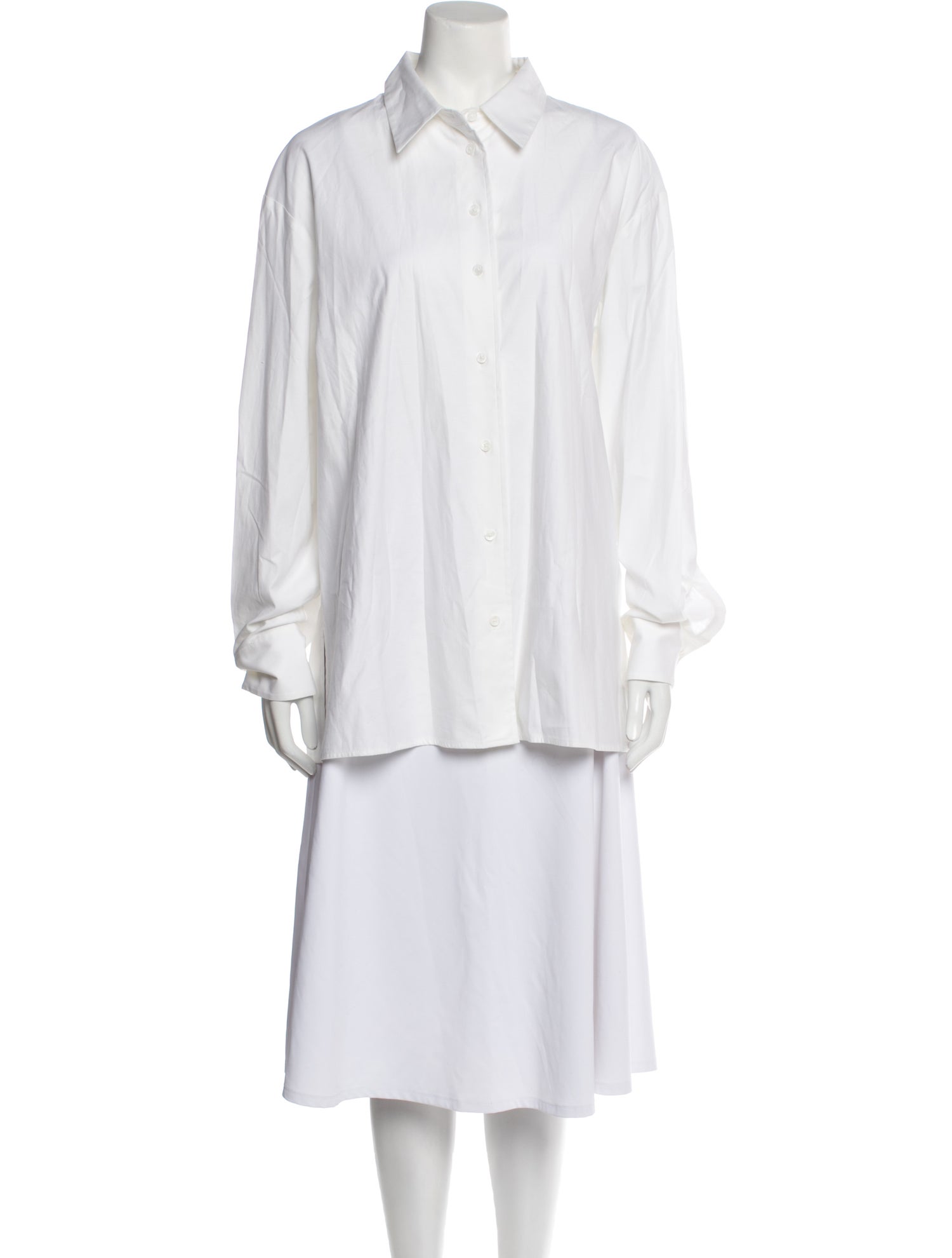 Reformation x Laura Harrier Long Sleeve Button-Up Top