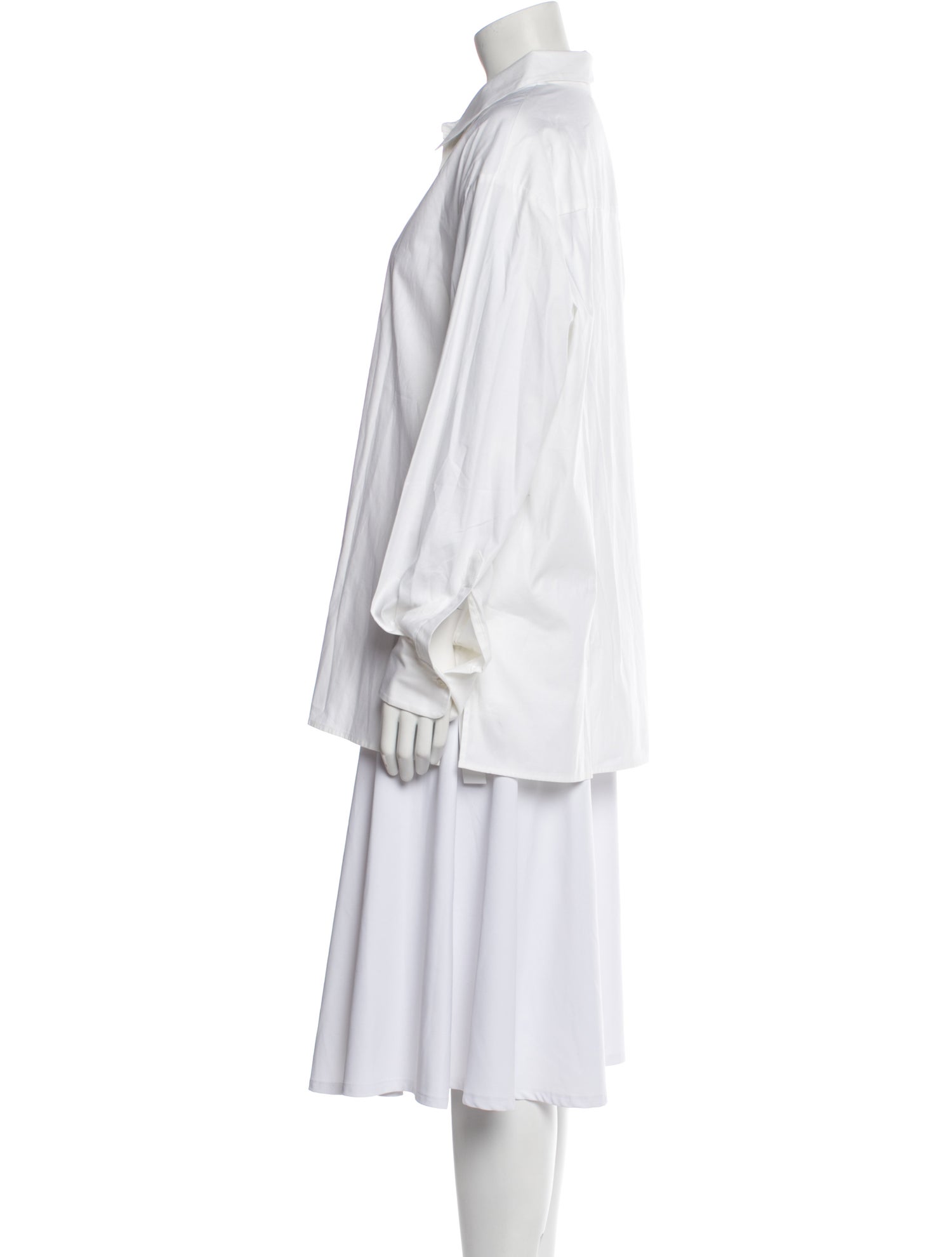 Reformation x Laura Harrier Long Sleeve Button-Up Top