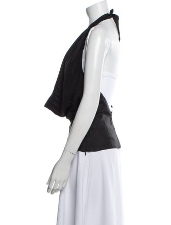 Reformation x Laura Harrier Silk Halterneck Top