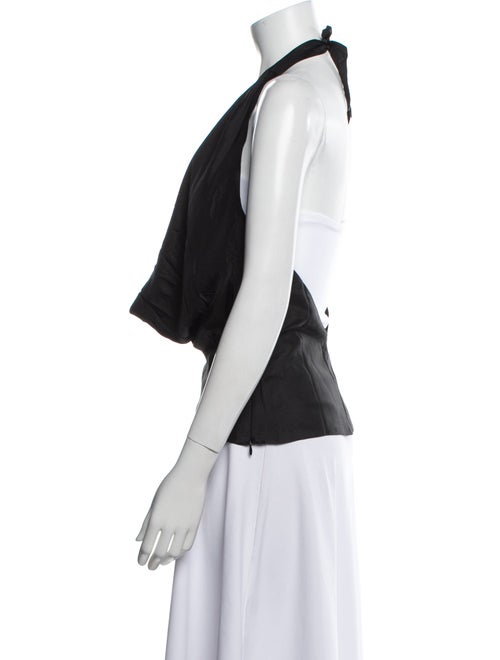 Reformation x Laura Harrier Silk Halterneck Top