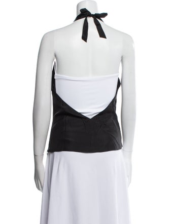 Reformation x Laura Harrier Silk Halterneck Top