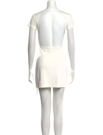 Reformation x Laura Harrier Crew Neck Mini Dress