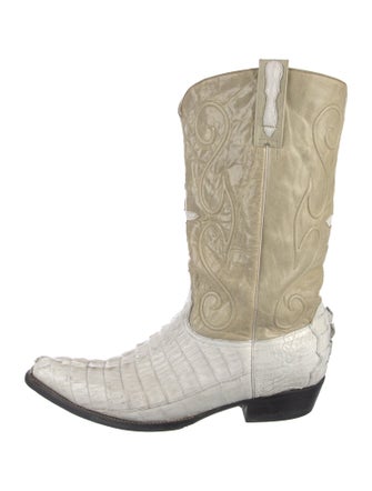 Safari Exotic Leather Crocodile Western Boots