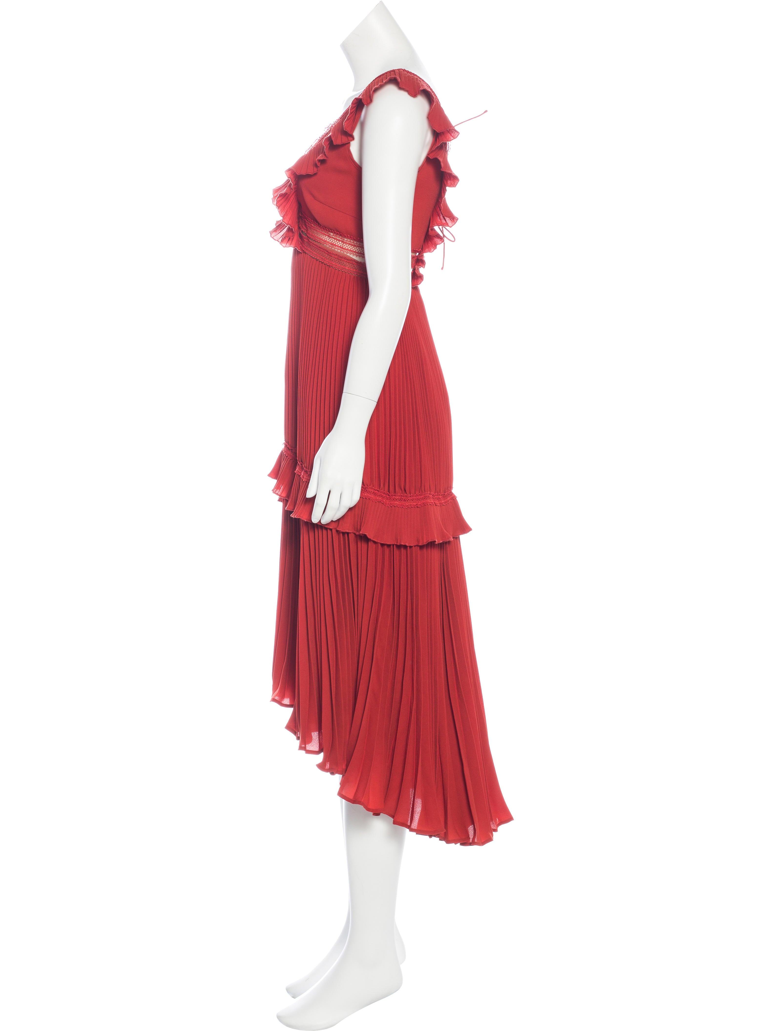 self portrait calla dress