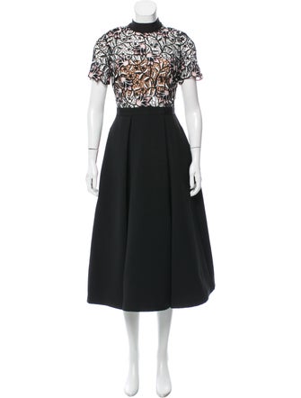 Self-Portrait Nightshade Midi Dress