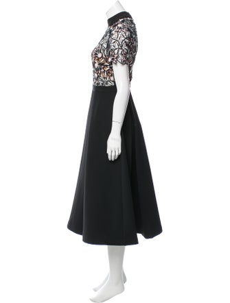 Self-Portrait Nightshade Midi Dress