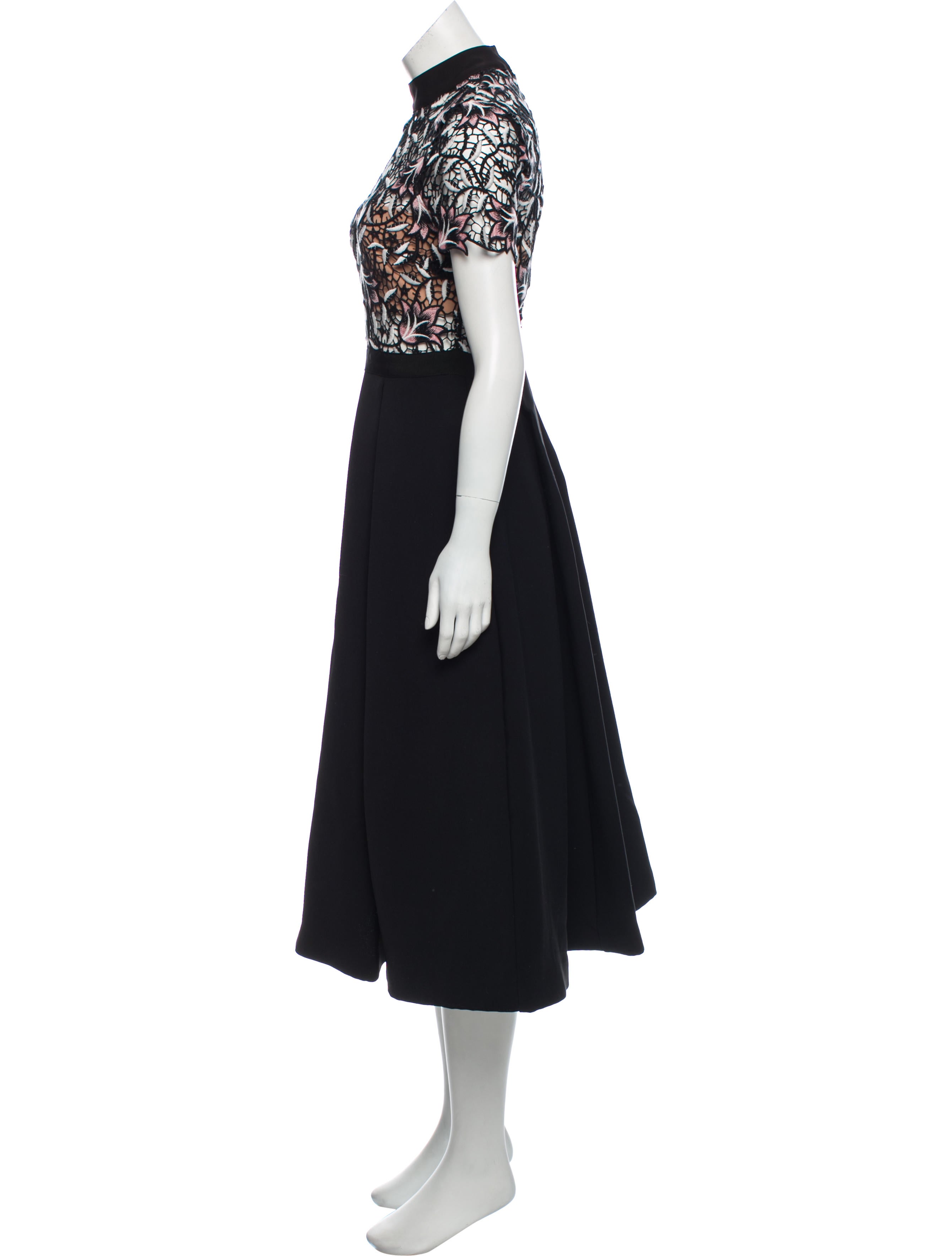 self portrait nightshade midi dress