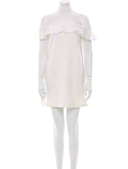 Self-Portrait Military Cape Mini Dress