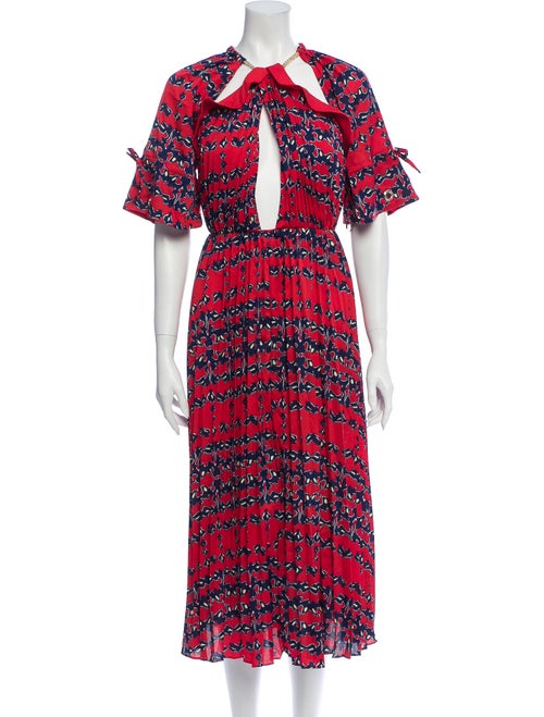 Self-Portrait Dress Red