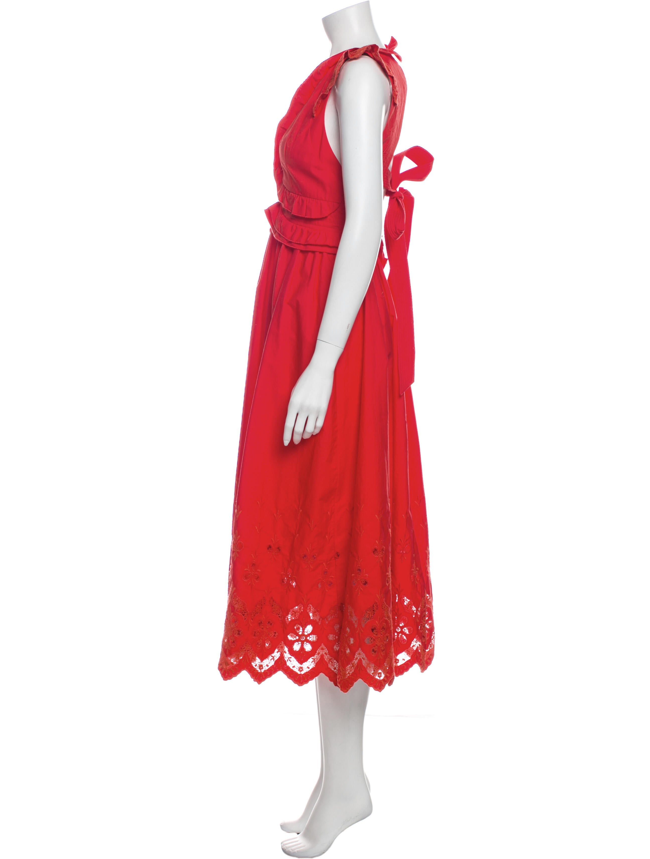 self portrait calla dress