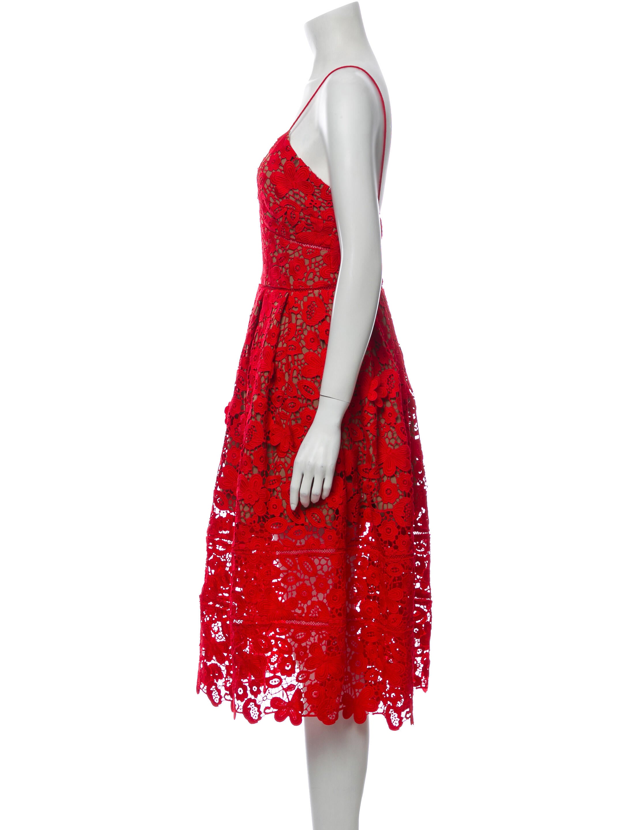 self portrait calla dress