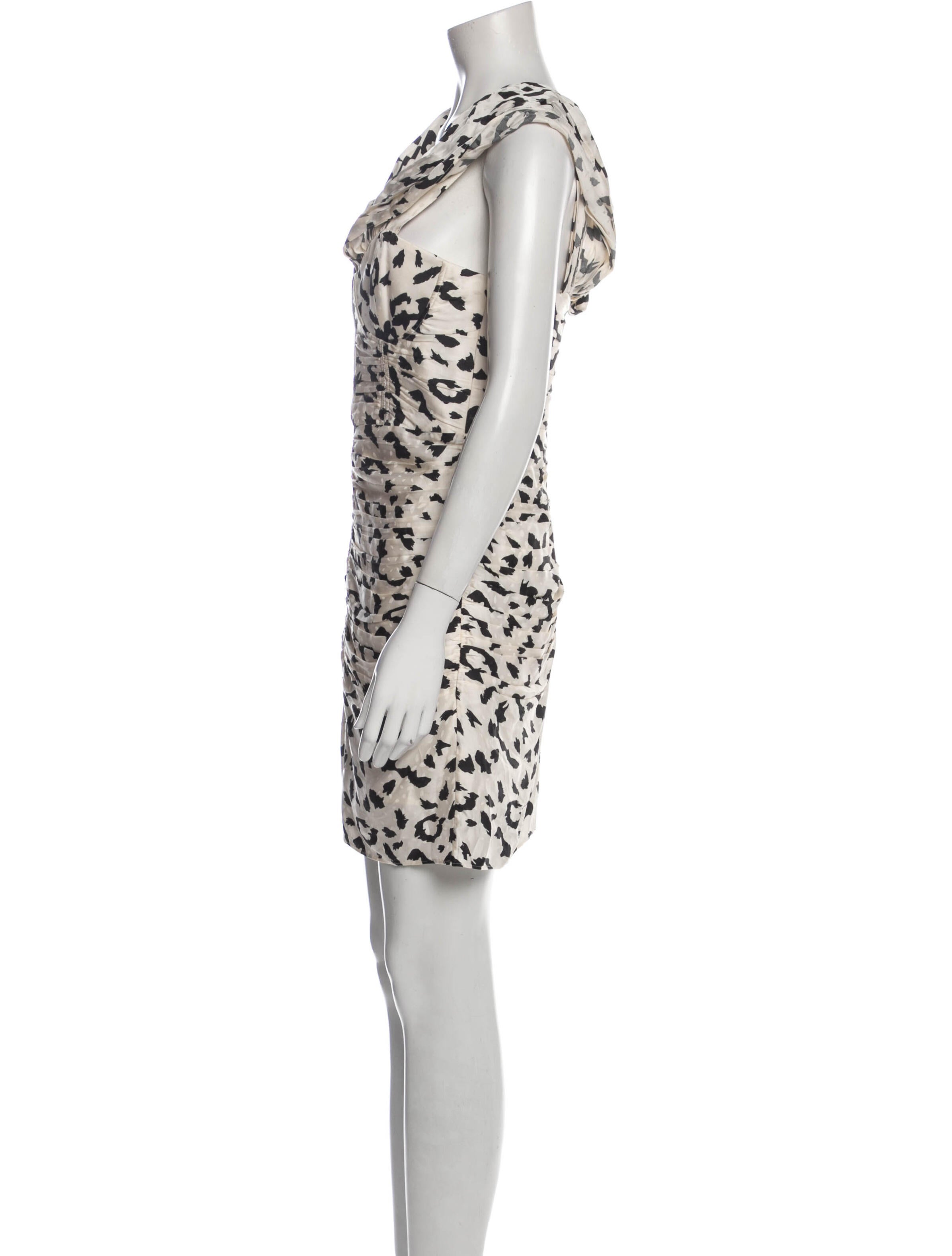 Self-Portrait Printed Mini Dress