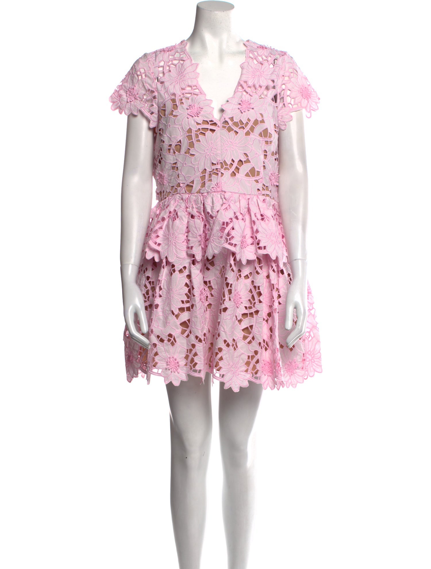 chinese dress ladies Get A Pic Lace-Up Lace Mini Dress main image 1