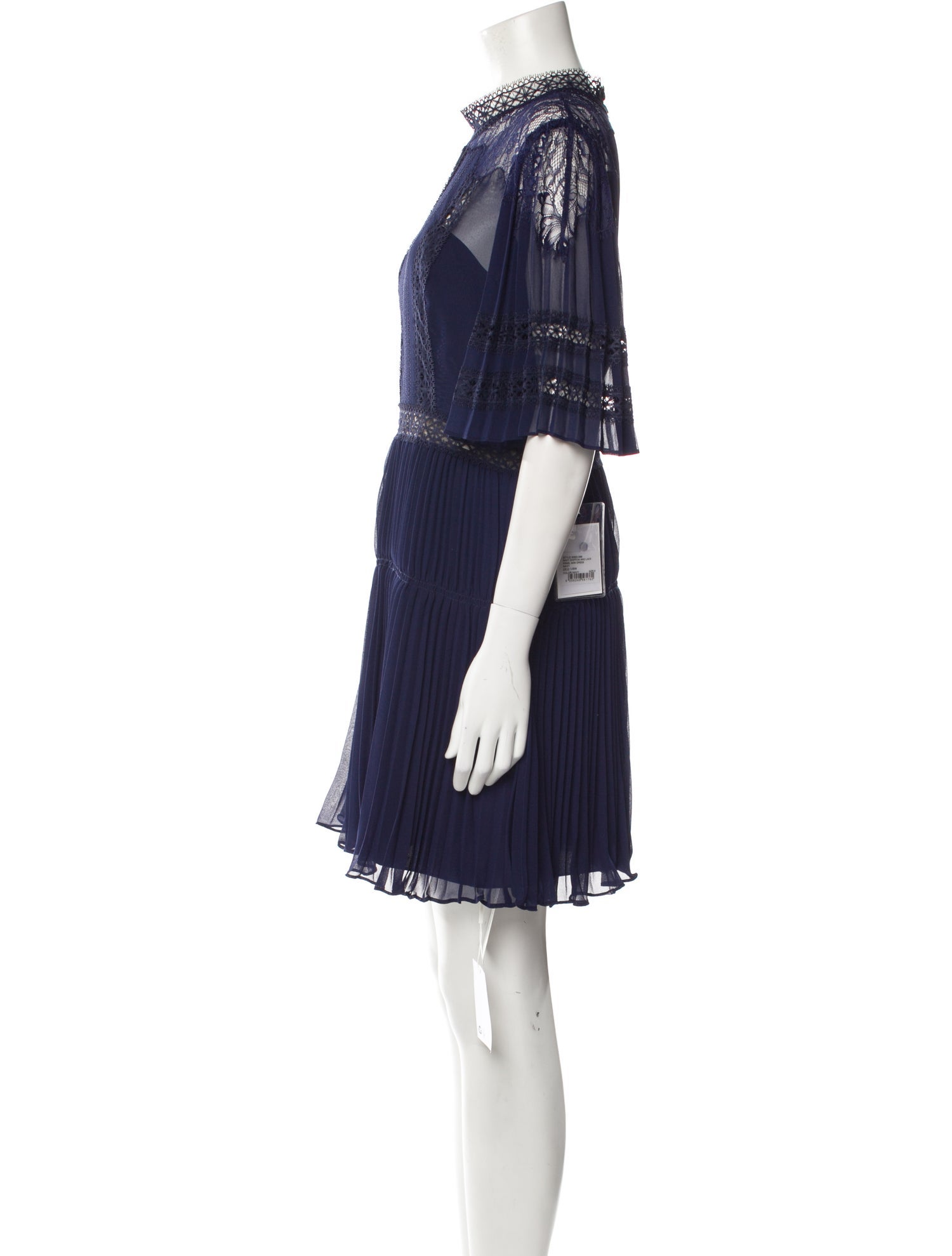 Self-Portrait Mock Neck Mini Dress w/ Tags