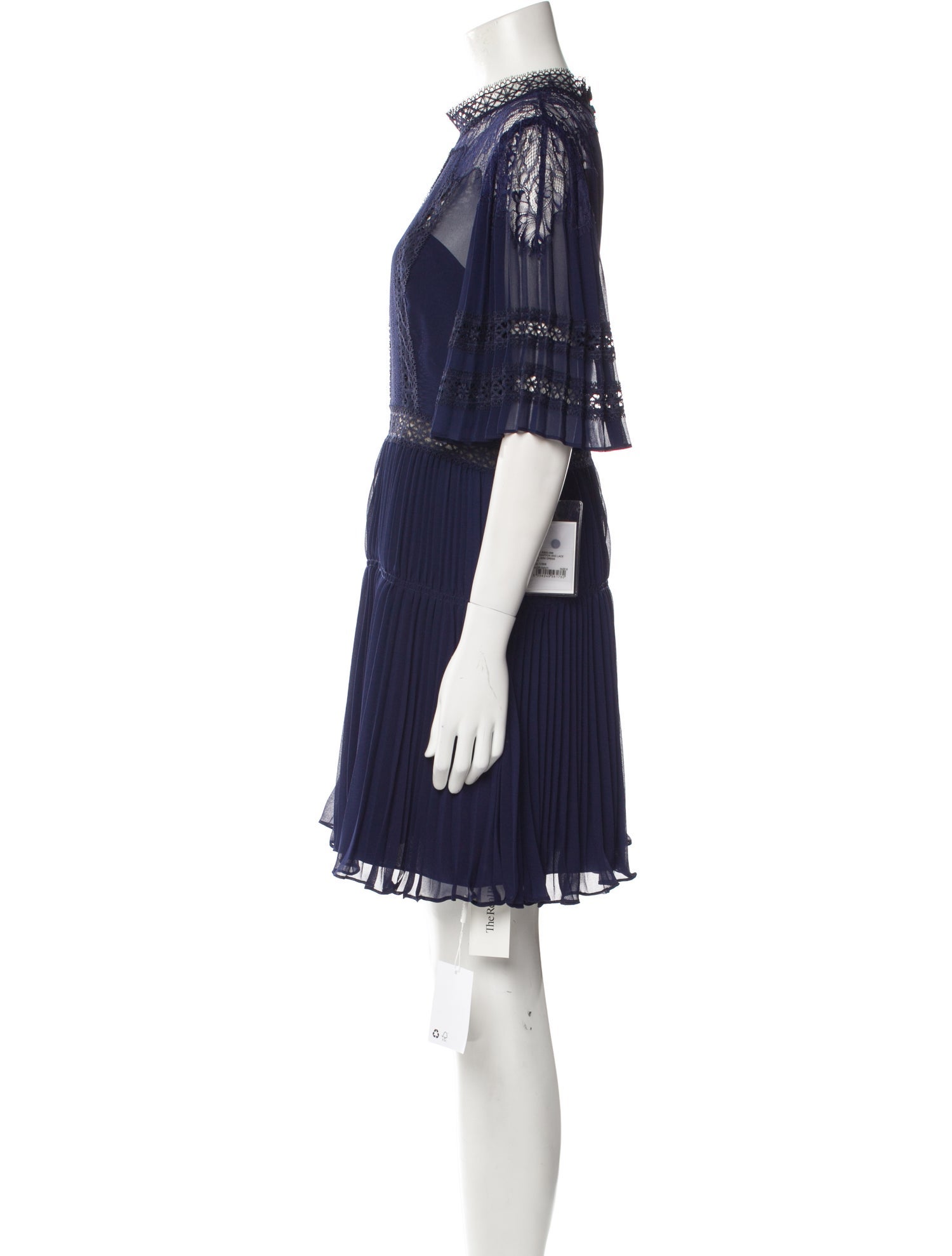 Self-Portrait Mock Neck Mini Dress w/ Tags