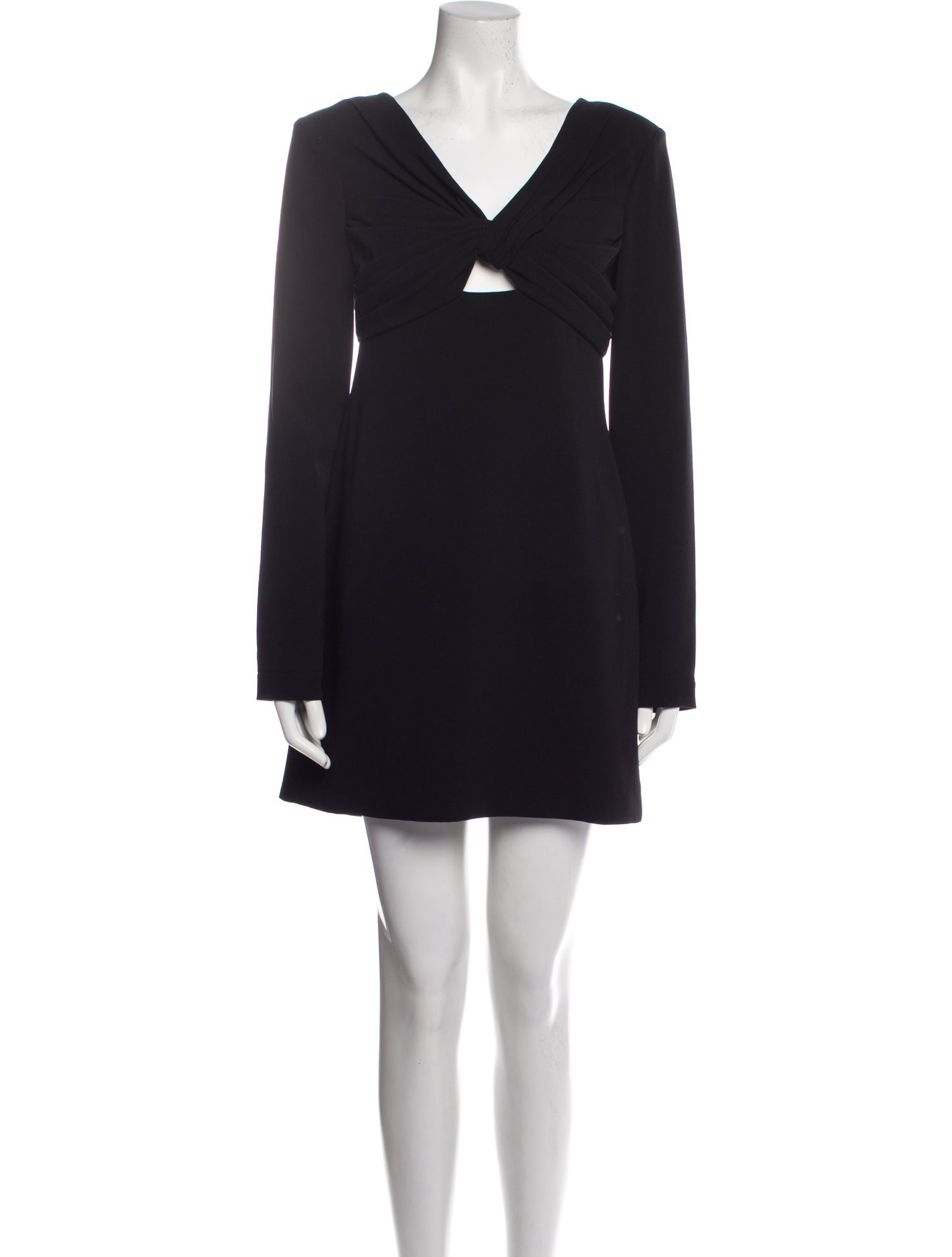 Self-Portrait V-Neck Mini Dress