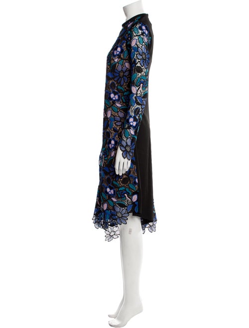 Self-Portrait Lace Pattern Long Dress