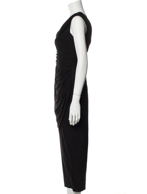 Self-Portrait Cowl Neck Long Dress