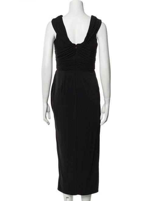 Self-Portrait Cowl Neck Long Dress