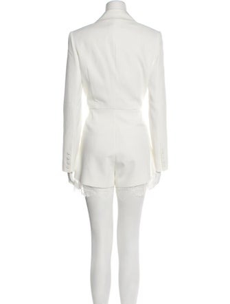 Self-Portrait V-Neck Romper