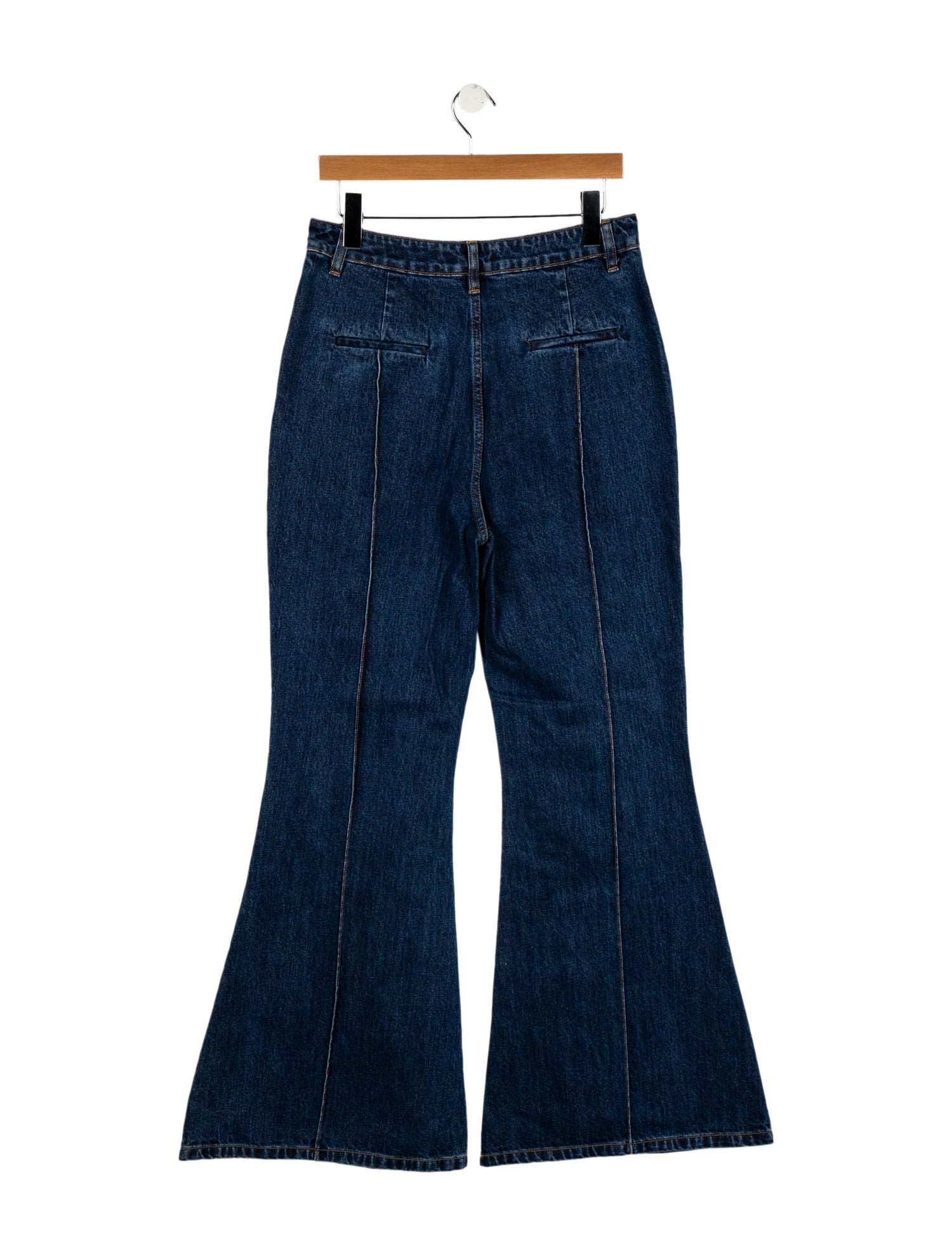 Self-Portrait High-Rise Wide Leg Jeans w/ Tags
