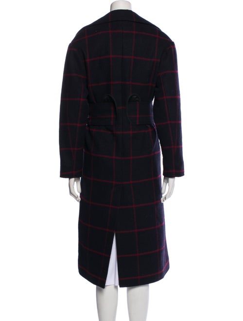 Self-Portrait Plaid Print Coat