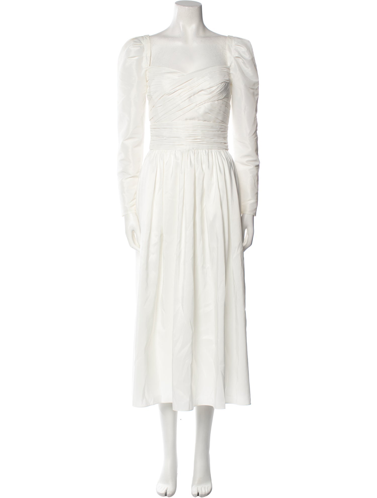 Self-Portrait Square Neckline Long Dress