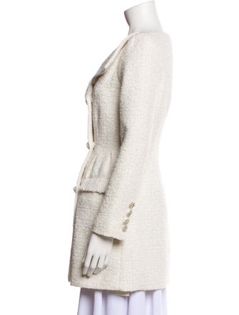 Self-Portrait Tweed Pattern Blazer