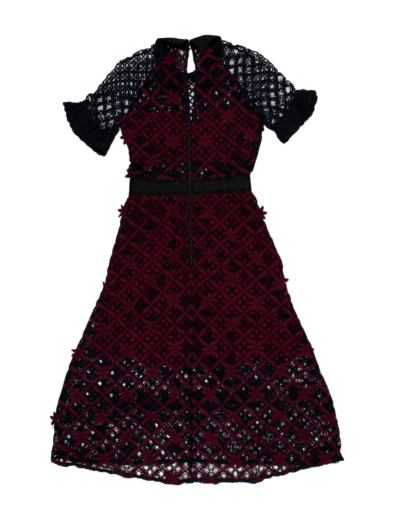 Self-Portrait Printed Midi Length Dress