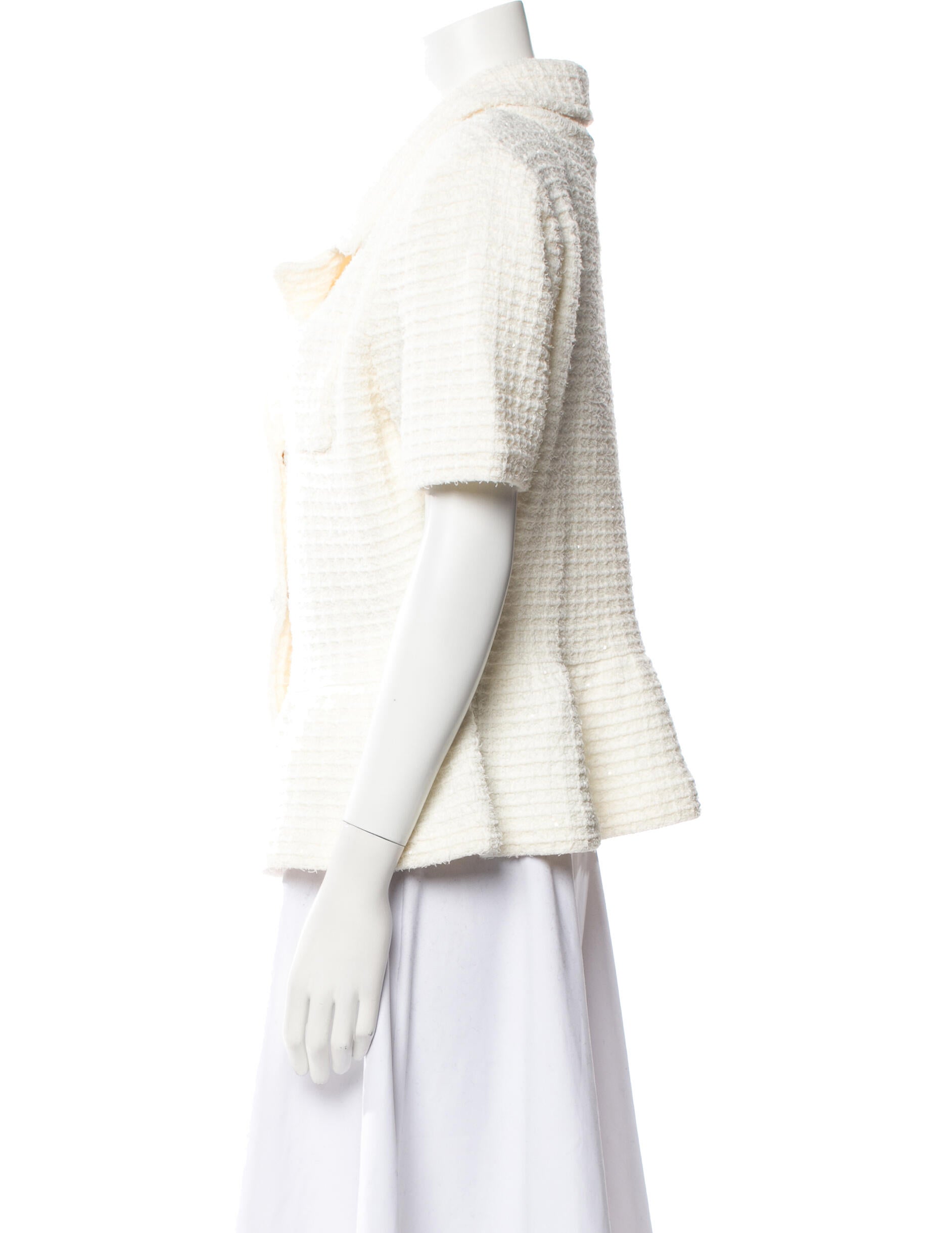 Self-Portrait Tweed Striped Jacket w/ Tags