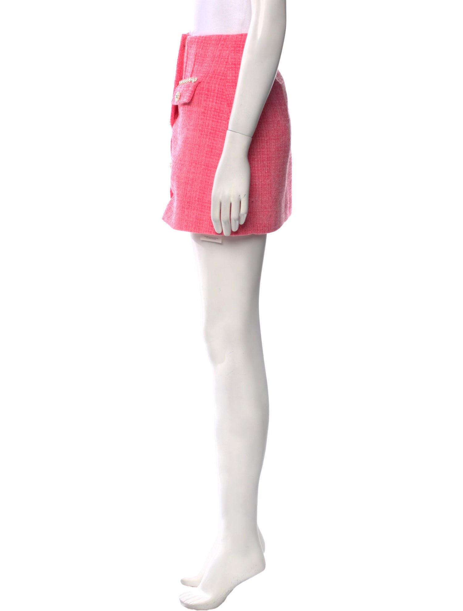 Self-Portrait Crystal Embellishments Mini Skirt