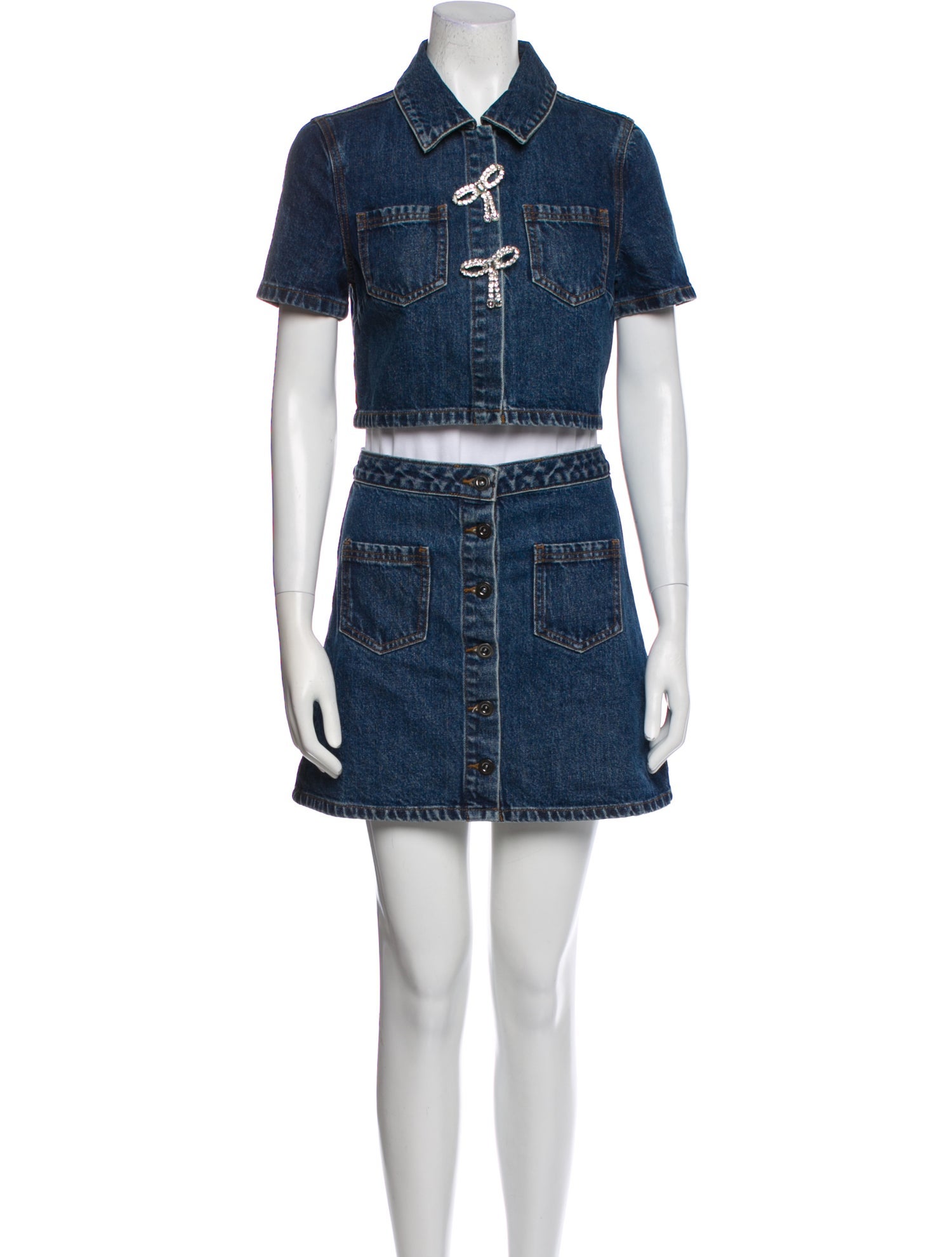 Self-Portrait Skirt Set