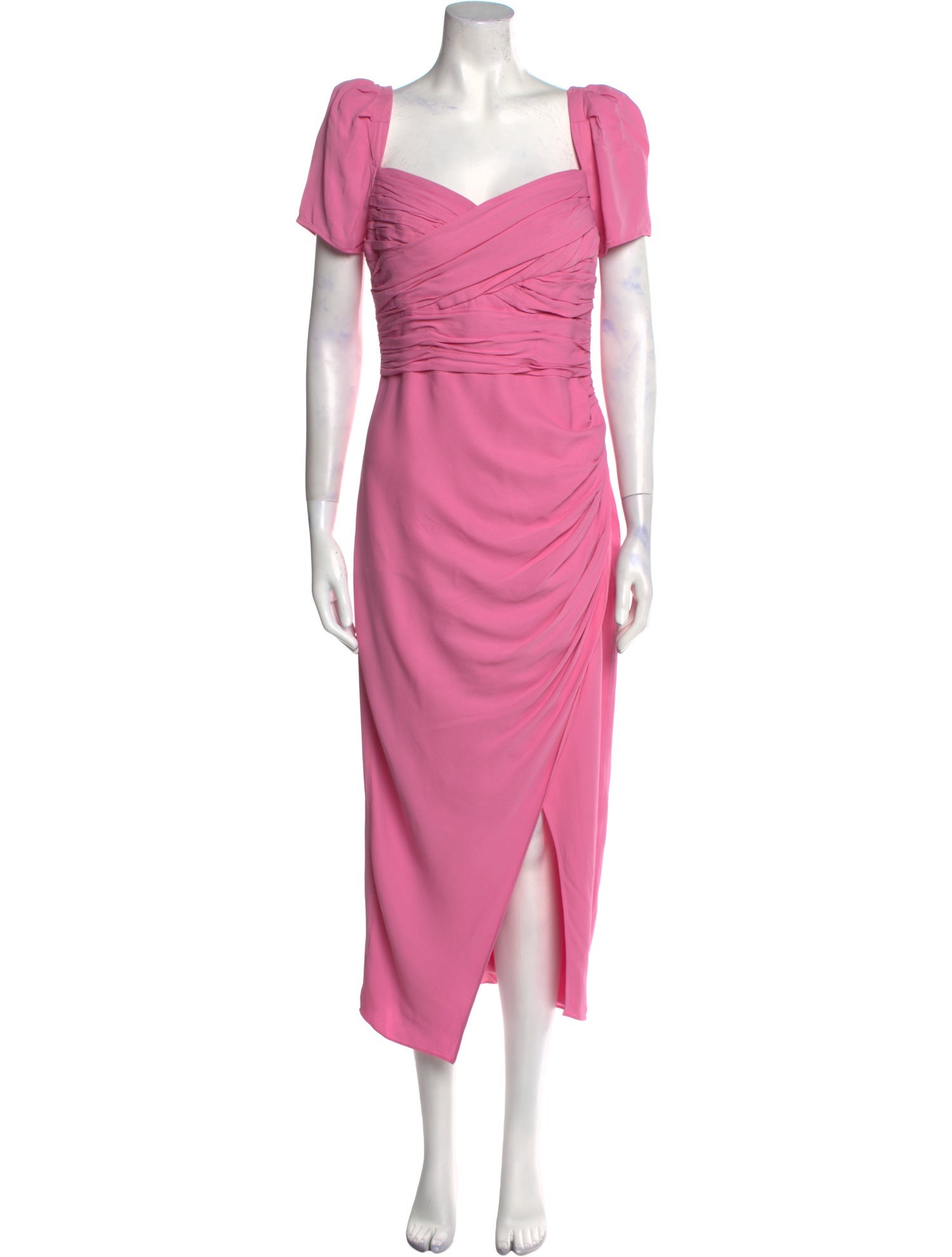 Self-Portrait Square Neckline Long Dress