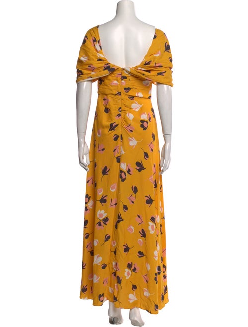 Self-Portrait Floral Print Long Dress