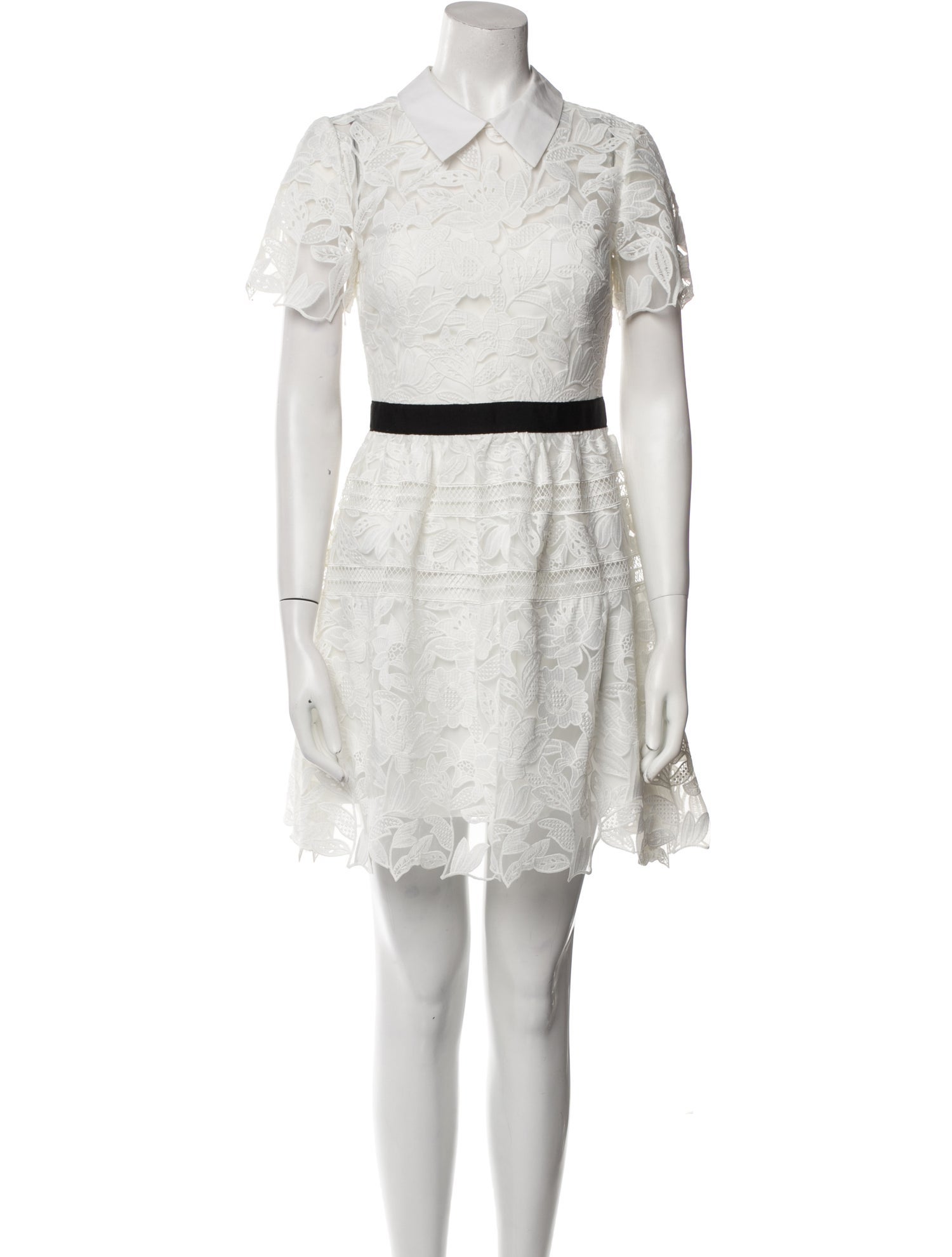 Self-Portrait Nylon Mini Dress