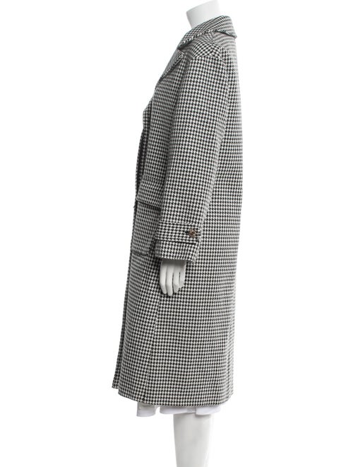 Self-Portrait Houndstooth Print Coat