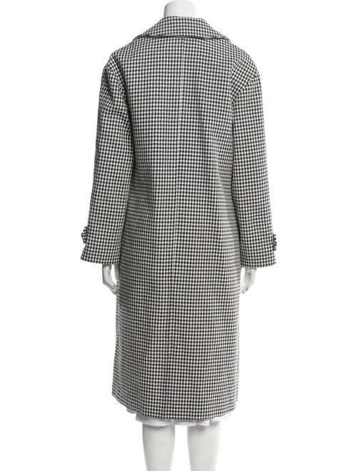 Self-Portrait Houndstooth Print Coat