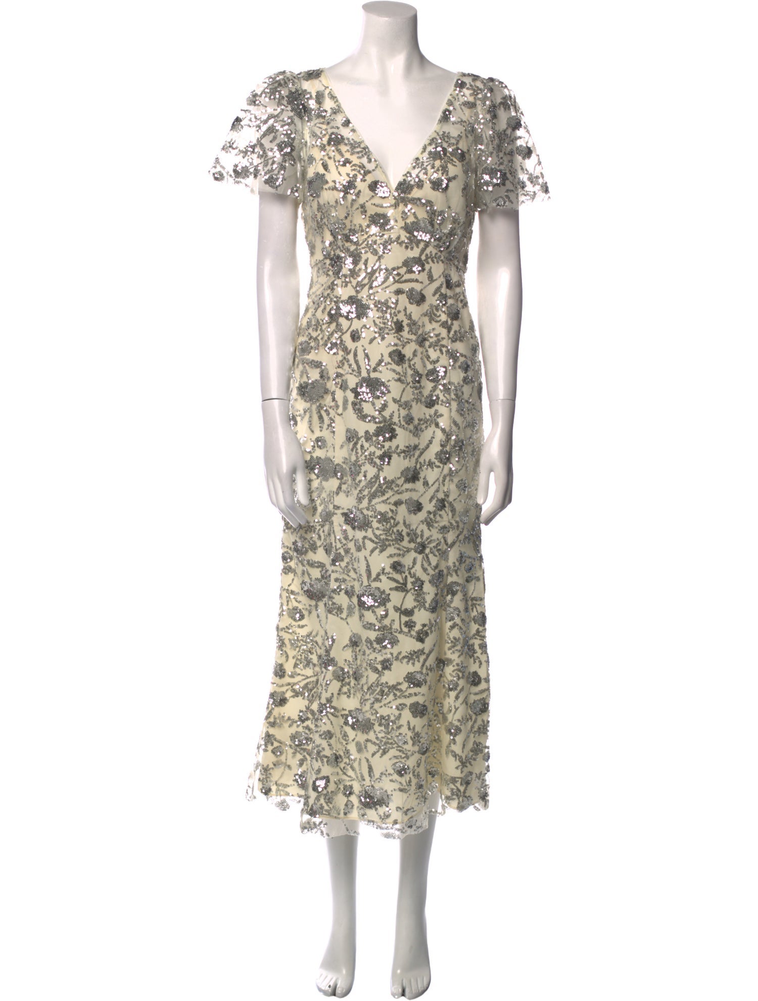 Self-Portrait Floral Print Long Dress