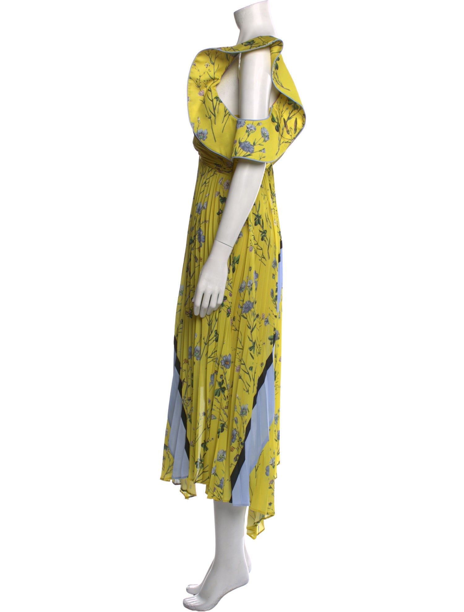 Self-Portrait Printed Long Dress