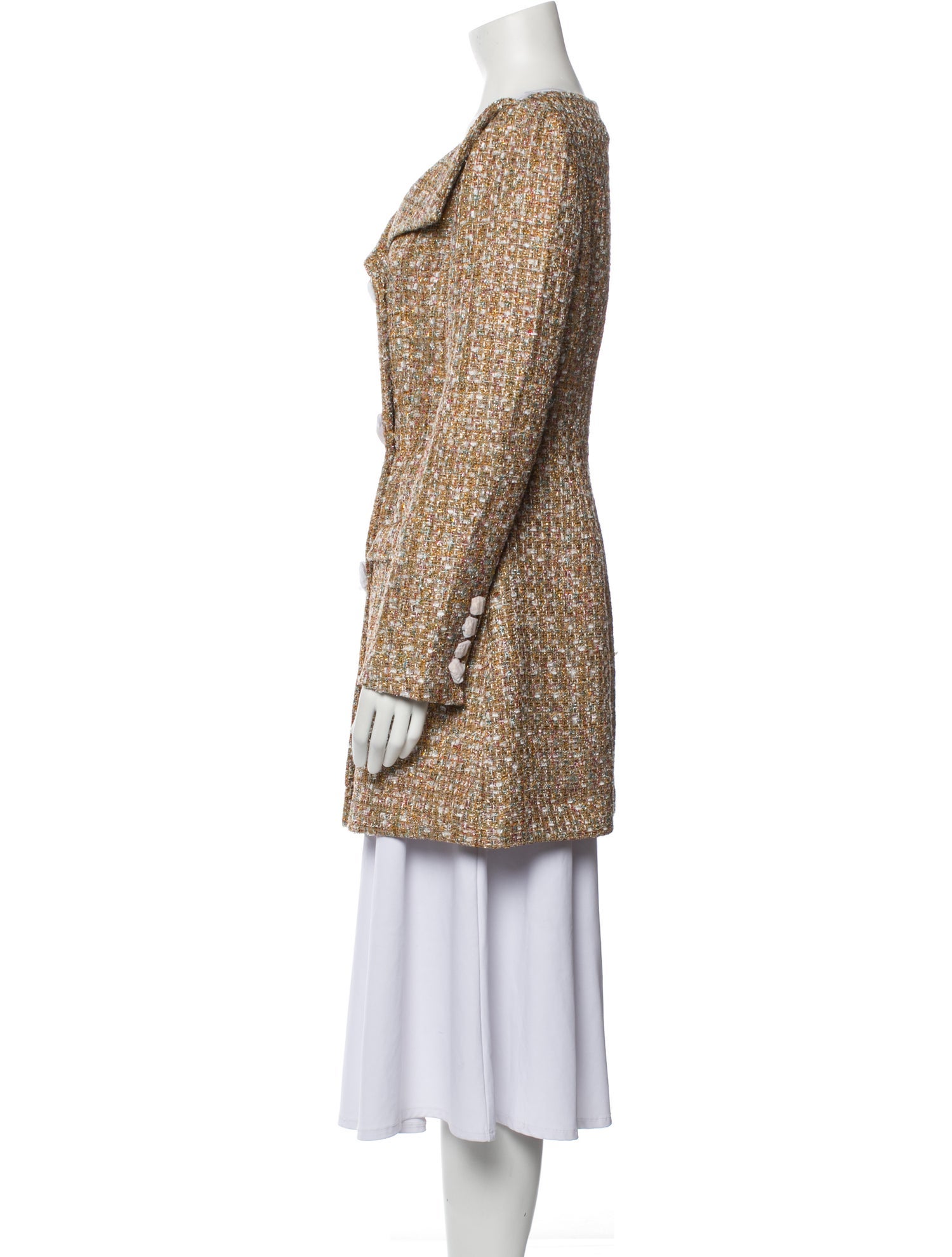 Self-Portrait Tweed Pattern Coat w/ Tags