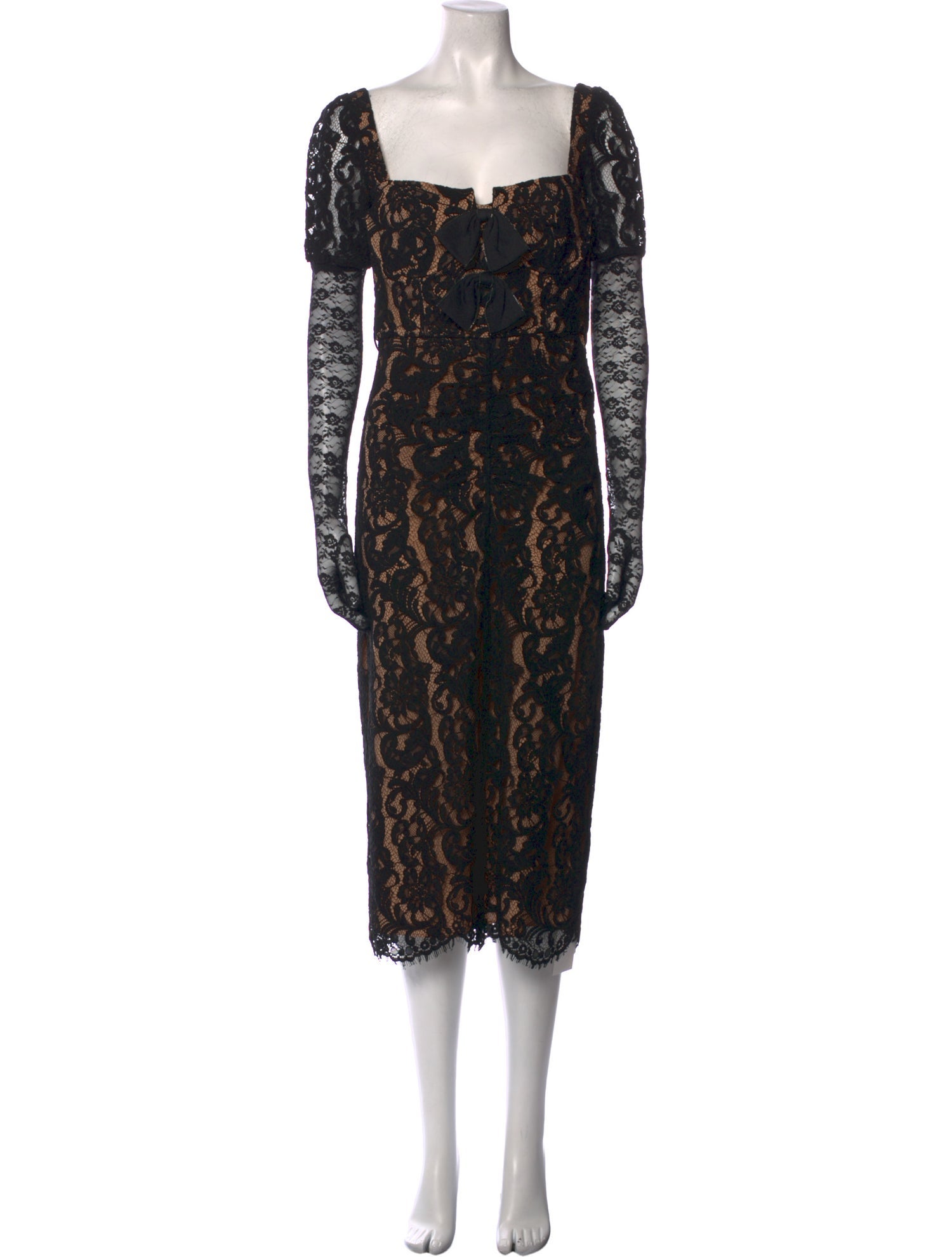 Self-Portrait Lace Midi Length Dress