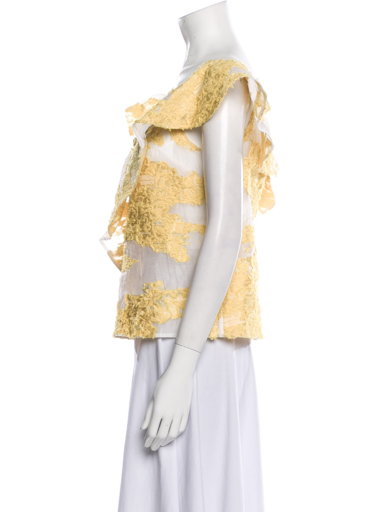 Self-Portrait Floral Print V-Neck Blouse