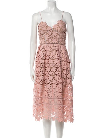 Self-Portrait Lace Mini Dress