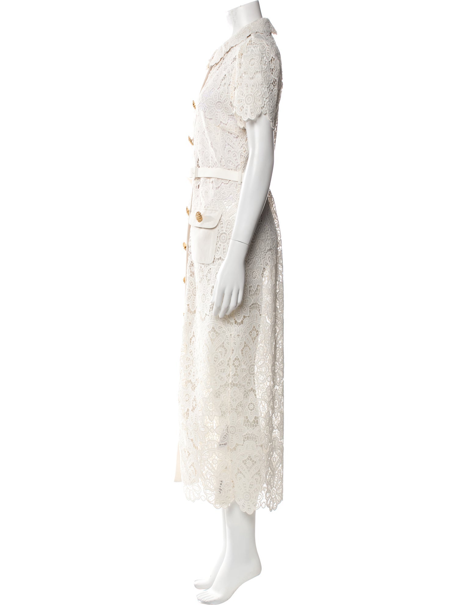 Self-Portrait Printed Long Dress